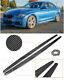 M-sport Carbon Fiber Side Skirts Panel Extensions For 12-18 Bmw F30 F31 3-series