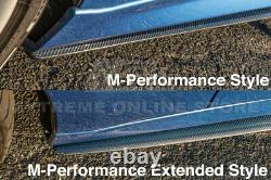 M-Sport EXTENDED Style CARBON FIBER Side Skirts For 12-18 BMW F30 F31 3-Series