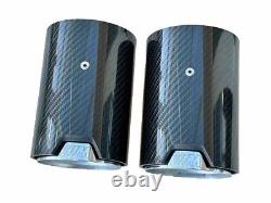 NEW BMW M Performance Carbon Fibre Exhaust Tips & Pipes 2 3 4 5 6 Series M240i