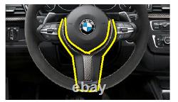New Genuine BMW Cover Steering Wheel Alcantara/Carbon M Performance 2231982 OEM