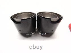 New Genuine BMW G20 G21 G42 G22 G23 G26 M Performance Carbon Exhaust Trims Tips