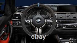 New Genuine BMW M Performance Carbon Alcantara Steering Wheel M3 M4 32302344147