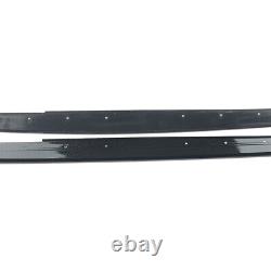 Pair For BMW F30 F31 M Performance Style Side Skirt Extension Blades Carbon Look