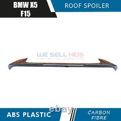 REAR Roof Carbon Fibre look SPOILER for BMW X5 F15 2015-18 M performance M Sport
