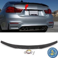 Real Carbon Fibre Performance V Style Trunk Boot Lid Spoiler BMW F82 M4 Coupe