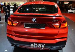 Real Carbon Fibre Rear Trunk Boot Spoiler M Performance Fit For 14-17 BMW F26 X4