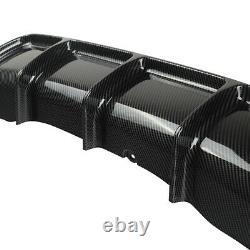 Rear Bumper Diffuser Carbon Look For BMW F32 F33 F36 4-Series 435i M Sport 14-20