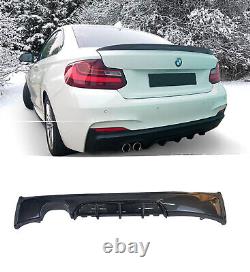 Rear Diffuser Carbon Look M Performance Style For Bmw 2 Series F22 F23 2014-2021