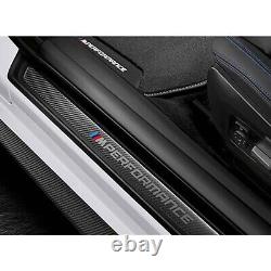Set of Genuine BMW M Performance Carbon Door Trims 51472472521 RRP £149
