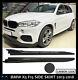 Side Skirt Skirts Extension Blades Bmw X5 F15 M Performance Carbon Look 2013-18