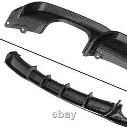 Twin Tailpipe M Performance Carbon Look Rear Diffuser For Bmw 3 Series F30 F31