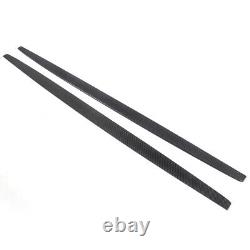 Universal Carbon Look Performance Side Skirt Extension For Bmw F20 F21 E82 F44